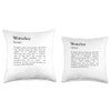 Funny Waterboy Hydration Specialist Definition Throw Pillow