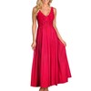 Shadowline Classy Nightgowns for Women Elegant Sleepwear, Red, Small