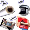 2 Rolls,22"x100ft / roll，Premium Waterproof Inkjet Instant-Dry Transparency(Milk White) Film，Great