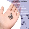 mxuteuk 620 Pcs Bicycle Bearing Balls 6 Sizes 1/4" 7/32"