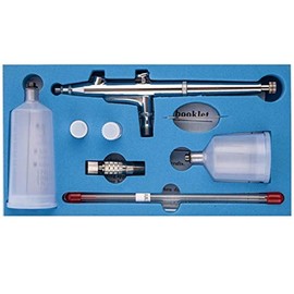 CYBERNOVA Double-Action Trigger Air-Paint Control Large Capacity Cup Airbrush
