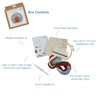 Trimits Embroidery Punch Needle Hoop Kits, 15.2cm 6”, Gingerbread House