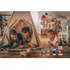 ELUTONG Russian Nesting Dolls for Kids - Traditional Snowman Wooden