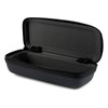 テーシーケース メガネケース おしゃれ ガジェットポーチ ハード ケース ファスナー式 EVA ポリウレタン ブラック