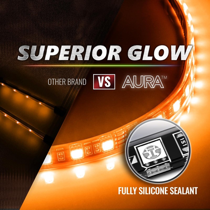 OPT7 Aura Pro RGB LED Grille Lights with App &