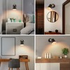 VATONI Plug in Wall Sconce, Dimmable Wall Sconce Adjustable Wall