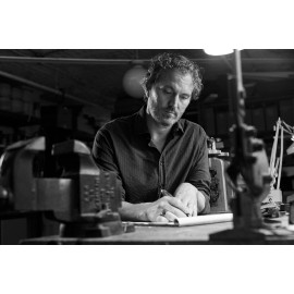 Cross Edge Capless Rollerball Pen Matte Green Slide Open Innovative Design