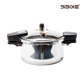 Kitchen Art Me 5-Ply Stainless Steel Pressure Cooker 4.5L Double Water Pressure Cooker / 키친아트 미 통5중 스텐레스 압력솥 4.5L 양수압력솥