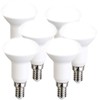 Luminea LED Spotlight E14: Set of 6 LED Reflectors R50
