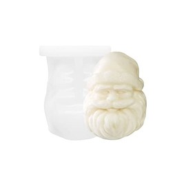 Christmas Santa Claus Candle Silicone Molds Resin Casting Mould for DIY Candle Making Polymer Clay Craft Plaster