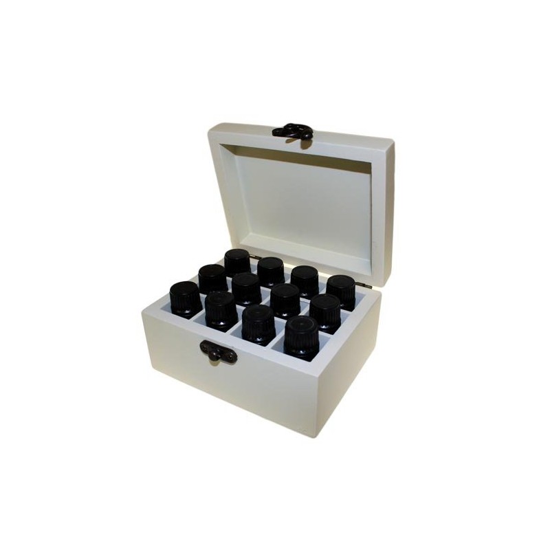 Aromatherapy Essential Oil Box (Design D: Holds 12 Bottles)