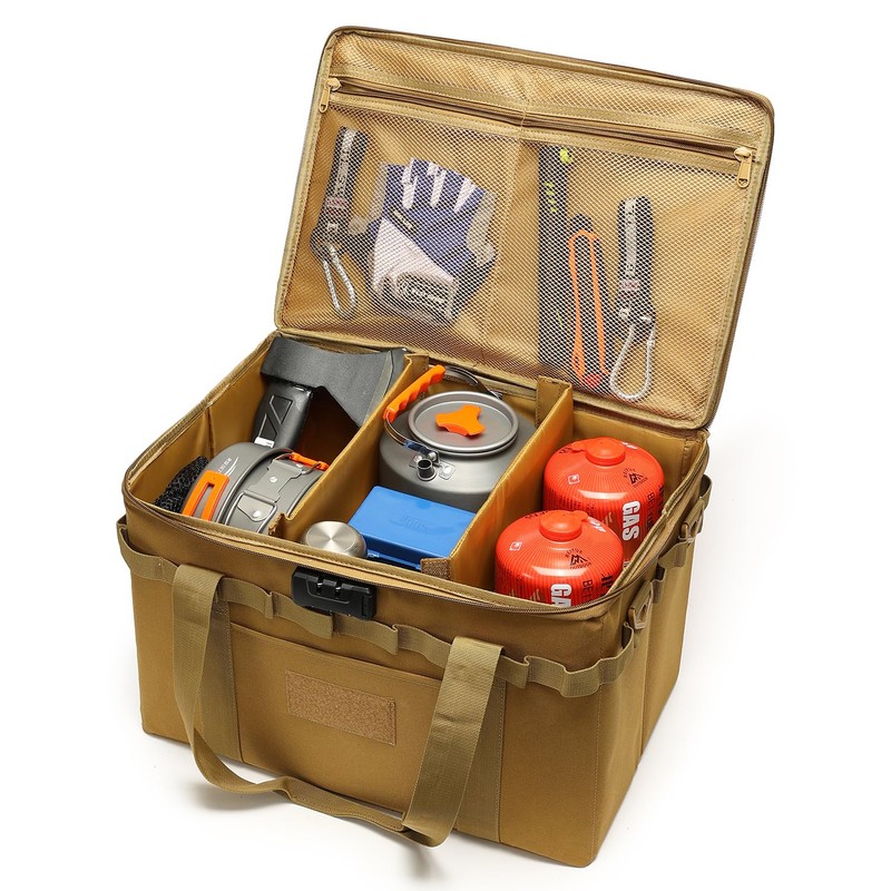 Lemubeane Tactical Camping Storage Bag - 38L Utility Tote Bag