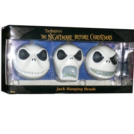 Neca Nightmare Before Christmas "Jack Head" Ornaments