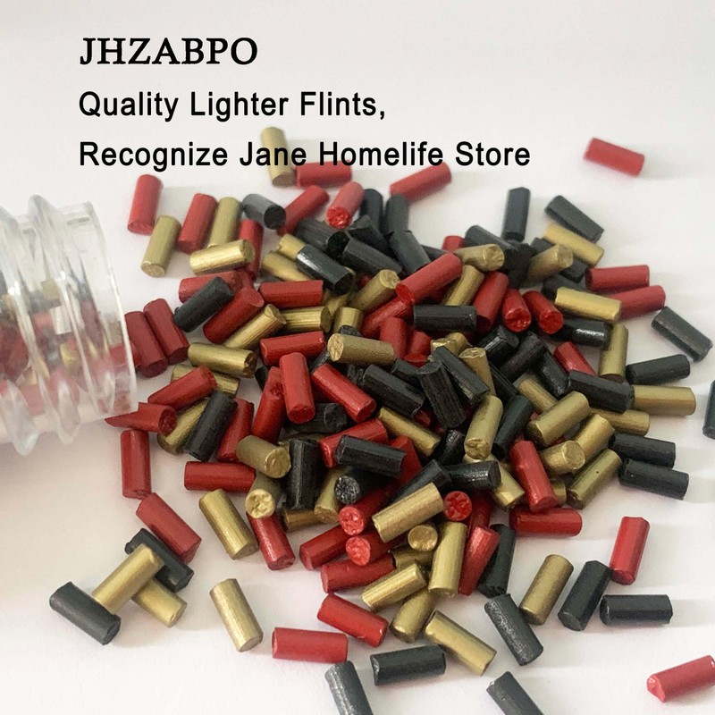 JHZABPO Lighter Replacement Flints, Lighter Flint Striker, 350-Pack of Colorful