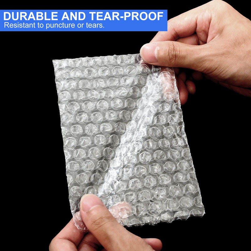 200 PCS Clear Bubble Pouches Bags 4x6 inch, Protective Bubble