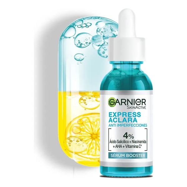 Garnier Express Aclara srum anti-imperfecciones 30 ml, vitamina C cido