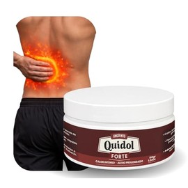 Quidol Forte 100gr. | Bálsamo Corporal de Acción Térmica Extra Fuerte – Calor Intenso para Masaje Profundo – Uso Localizado en Espalda y Rodillas