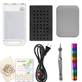 Hot Stamping Foil Machine Glimmer Hot Foil System for Card Making Vinyl Film Transfer Hot Foil and Press Machine US Plug 110V Stamping Scrapbooking Tool Kits Heat Press Crafting Foiling Machine Crafts