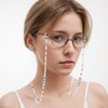WOZEAH Eyeglass Chain for Women Stylish - Beaded Glasses Chain,