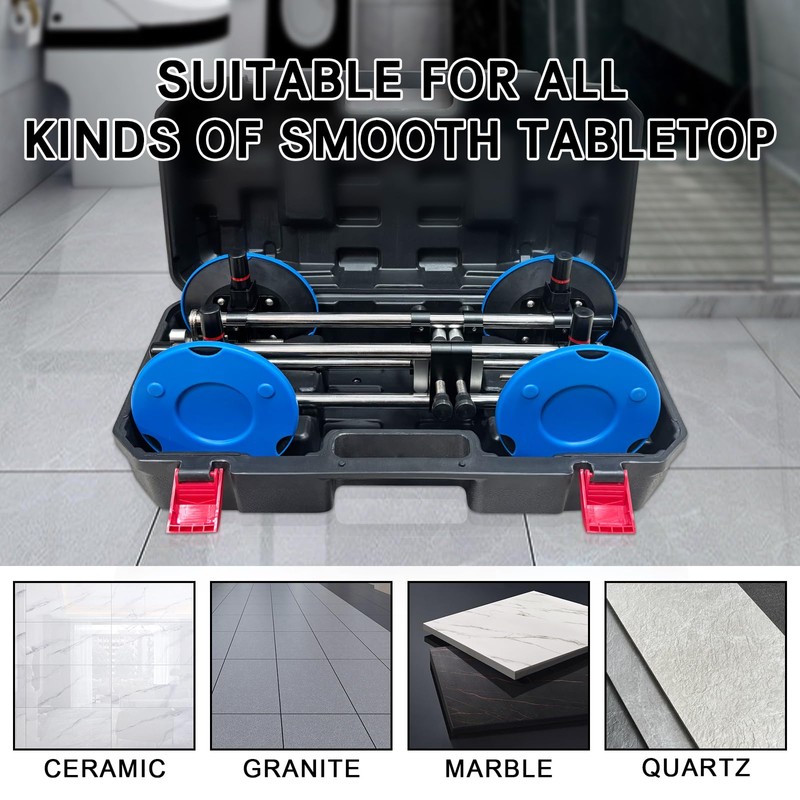 Mitoykus Manual Vacuum Countertop Leveling System - 3s Quick-Suction Technology