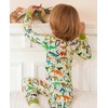 Bamboo Viscose Toddler Pajamas Boys Girls Kids Baby 2pcs Long-Sleeve