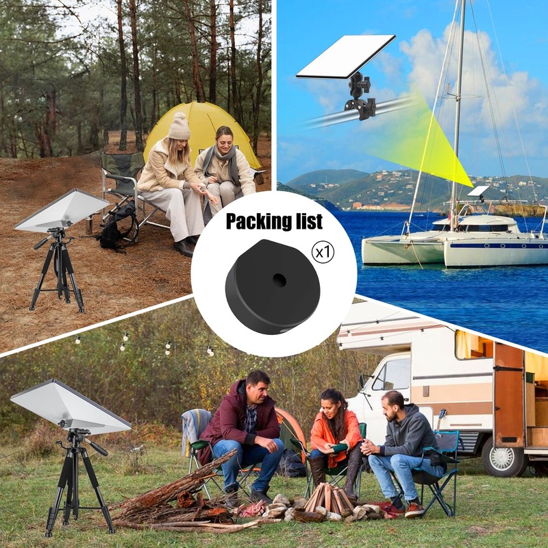 for Starlink Mini Tripod Adapter, Aluminum Alloy 1/4" Tripod Mounting