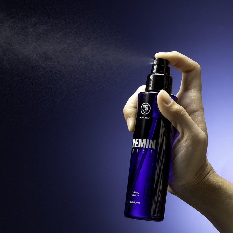 HALEO マグネシウムスプレー REMIN MIST(リミンミスト) 高濃度マグネシウム含有 ボディミスト 保湿 肌思いの自然由来9成分 150ml ペパーミント
