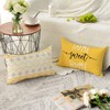 Artoid Mode Yellow Dahlia Geometric Spring Cushion Covers Set of