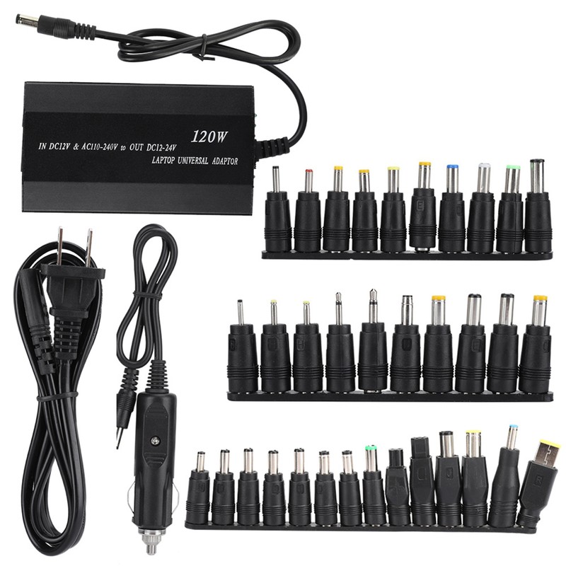 90W Home/Car Use Universal Notebook Power Adapter With 34 DC