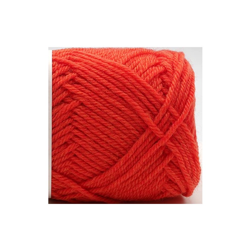 Hamanaka 2261 Hand Knitting Yarn, Amely, Medium Thick, Col.55, Red,