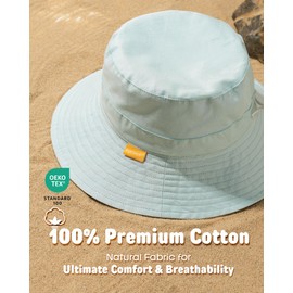FURTALK Baby Toddler Sun Hat for Boy Girl Summer Bucket Hat Kids Sun Protection Beach Hat