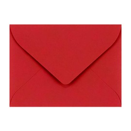 LUXPaper #17 Mini Envelopes | 2 11/16" x 3 11/16" | Ruby Red | 80lb. Text | 50 Qty