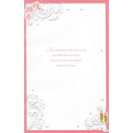 Special Sister and Brother in Law ON Your Anniversary Card***Large 7 X 11 INCHES***1ST Class Post***AC8**