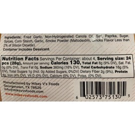 Mikey V's BBQ "Gator Toes" – Crunchy Deep-Fried Garlic Snacks with Bold Barbecue Flavor, Savory Gourmet Snack, 3.9oz Bag Perfect for BBQ Lovers