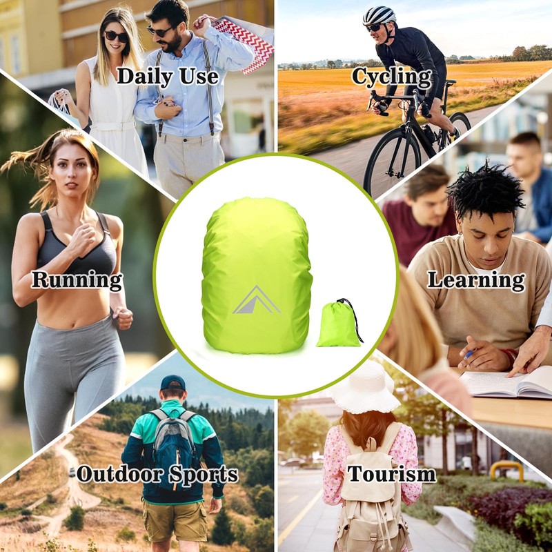 PINEPAN Pyramid Reflector Backpack Protector High Visibility Waterproof Ideal for