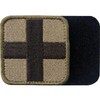 EmbTao Embroidered Medic Cross Tactical Fastener Hook & Loop Patch