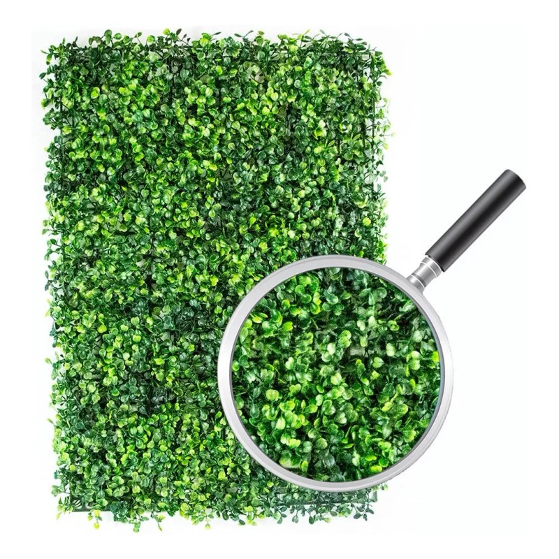 CL Jardin Vertical Artificial Muro Verde Follaje Con 10pz
