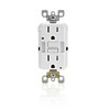 Leviton GFNL1-W Self-Test SmartlockPro Slim GFCI Tamper-Resistant Receptacle with Guidelight