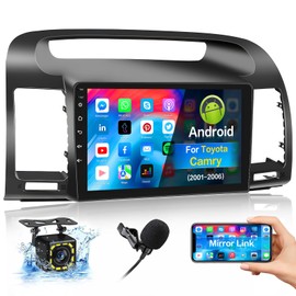 (1+32G) for 2001-2006 Toyota Camry Android 13 Radio, Roinvou 9 Inch Touch Screen Radio Dash Kit with Backup Camera, in-Dash GPS Navigation Support Mirror Link Bluetooth WiFi FM