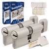 GERCAR Pro Keyed Alike 2 Knob Cylinders 35/35 Set 2x