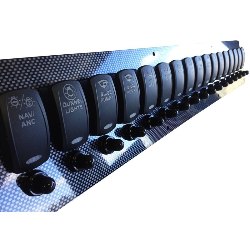 Carbon Fiber ABS Sheet for Boat Instrument Panels 24" x48x