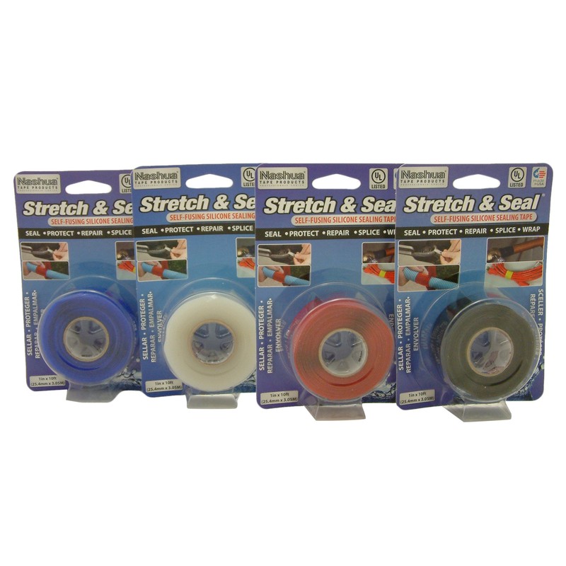 Nashua Stretch and Seal Self Fusing Silicone Tape: 1 inch