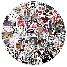 100Pcs Aesthetic Downtown Girls Stickers Cool Trendy Y2K Sticker for Water Bottles Funny Laptop Luggage Computer Scrapbooking Kids Teens Girls Boys Adults Toddlers Waterproof Sticker Vinyl Decals