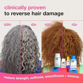 K18 Mascarilla capilar reparadora sin enjuague para reparar el cabello seco o dañado - 4 minutos para revertir el daño capilar causado por la decolora