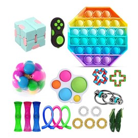 Sensory Toys Anti Anxiety Tools Bundle Sensory Therapy Toys for Kids Adults Hand Toys for Birthday Party Favors Classroom Rewards