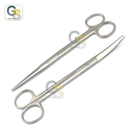 G.S 24 O.R Mayo Dissecting Scissors 6.75" Straight + Curved TIP Veterinary