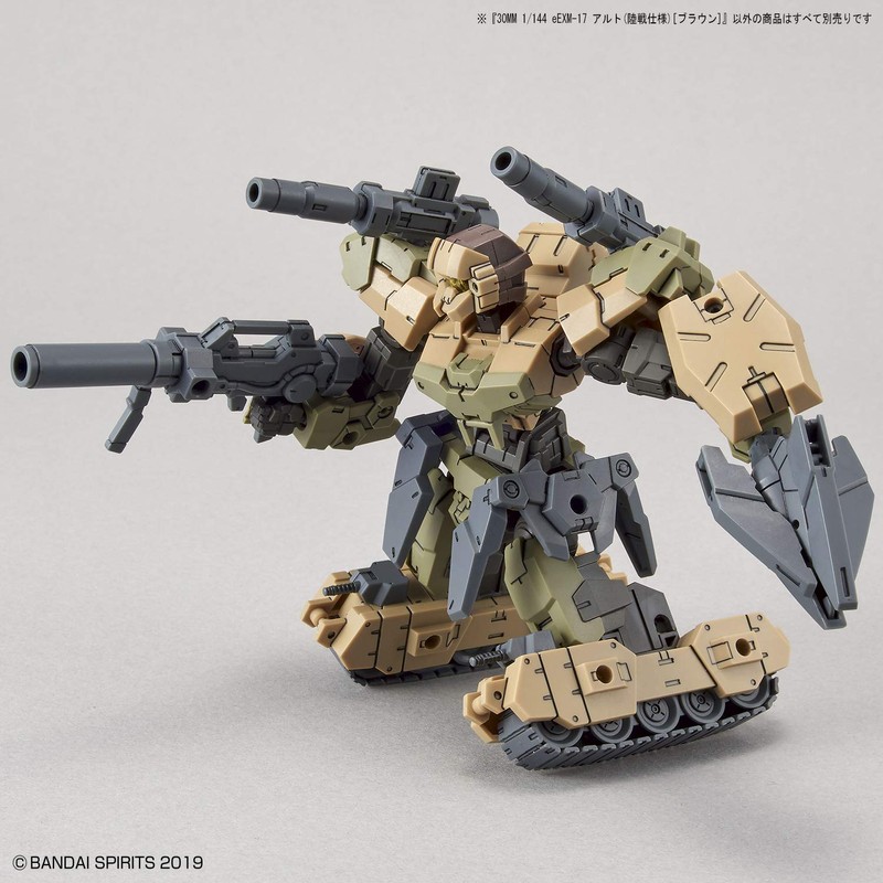 30MM eEXM-17 Alto (Land War Specifications) [Brown] 1/144 Scale Color-Coded