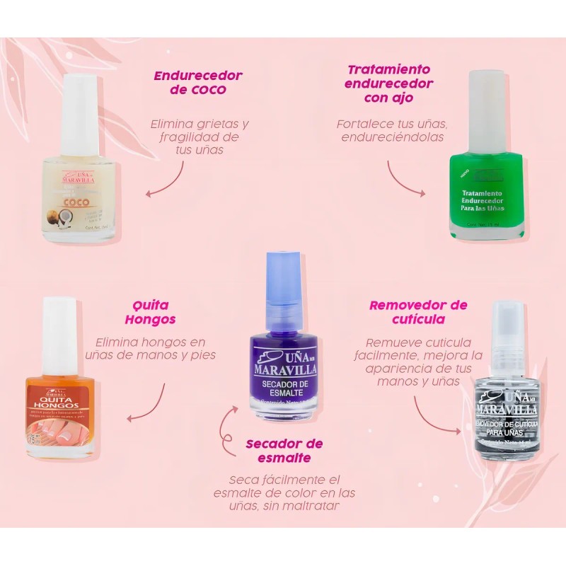 Esmalte Coco Para Uñas Tratamiento De Crecimieto Endurecedor