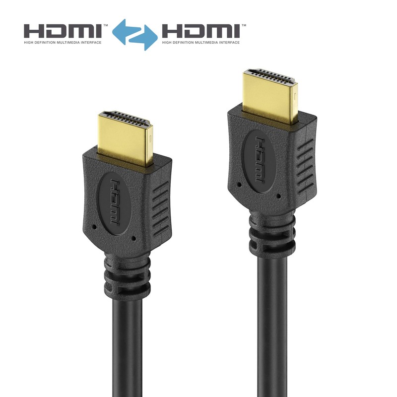 conecto HDMI Cable High Speed with Ethernet, Ultra HD, Gold-Plated