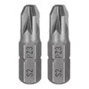 HARFINGTON 2pcs PZ3 Screwdriver Bit 1/4" Hex Shank 25mm/1" Length